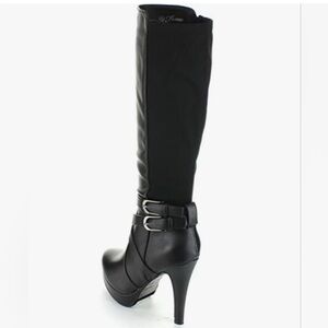 Elegant Forever Della - Triple Ankle Strap, Knee-high Heel Boots - Size 6.5